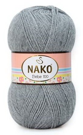 Fir de tricotat sau crosetat - Fire tip mohair din acril Nako Baby Bebe 100 GRI 194
