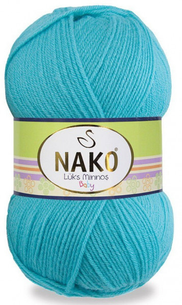 Fir de tricotat sau crosetat - Fire tip mohair din acril NAKO LUKS MINNOS 3323