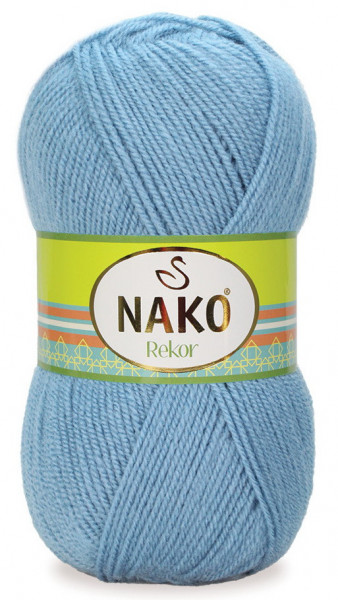 Fir de tricotat sau crosetat - Fire tip mohair din acril premium Nako REKOR BLEO 4378