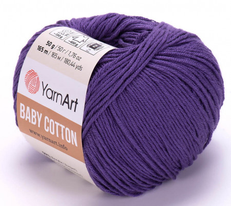 Fir de tricotat sau crosetat - Fire YARNART BABY COTTON COD 455