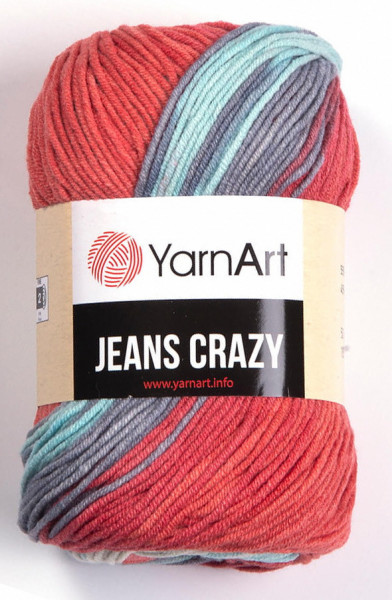 Fir de tricotat sau crosetat - Fire YARNART JEANS CRAZY COD 8205