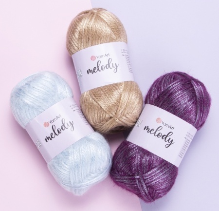 Fir de tricotat sau crosetat - Fire YARNART MELODY COD 895 - Img 2