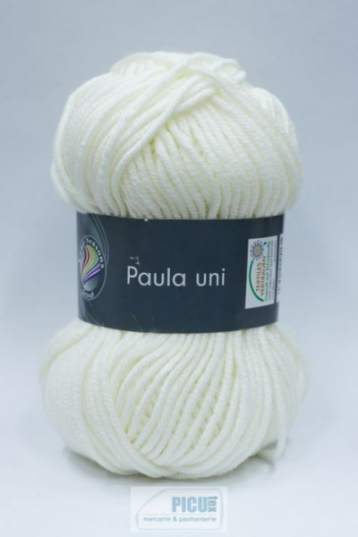 Fir de tricotat sau crosetat - PAULA UNI by GRUNDL CREAM - 01