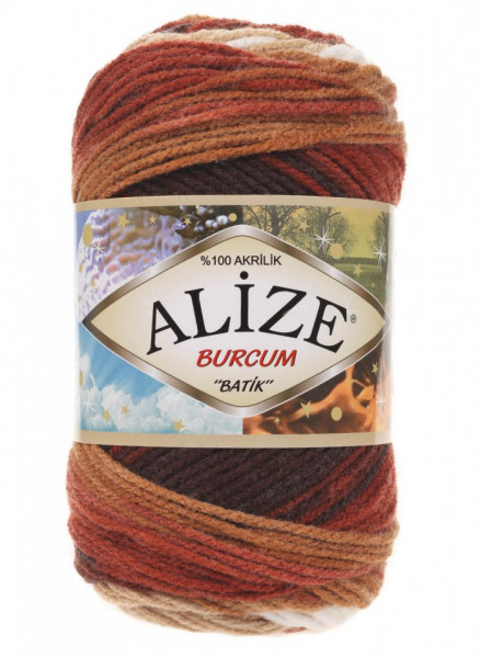 Fir de tricotat sau crosetat - Fir ACRILIC ALIZE BURCUM BATIK DEGRADE 2626