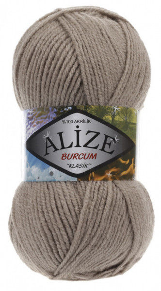 Fir de tricotat sau crosetat - Fir ACRILIC ALIZE BURCUM KLASIK BEJ 167