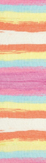 Fir de tricotat sau crosetat - Fir ALIZE COTTON GOLD BATIK - DEGRADE 7937 - Img 2