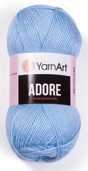Fir de tricotat sau crosetat - Fire acril anti pilling YARNART ADORE COD 340