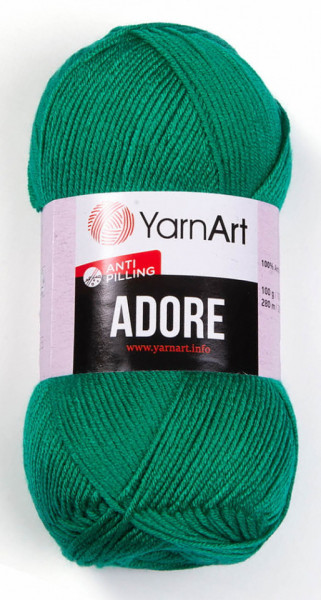 Fir de tricotat sau crosetat - Fire acril anti pilling YARNART ADORE COD 370