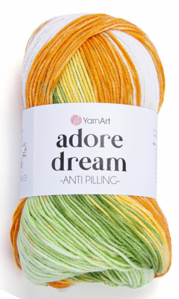 Fir de tricotat sau crosetat - Fire acril anti pilling YARNART ADORE DREAM COD 1058
