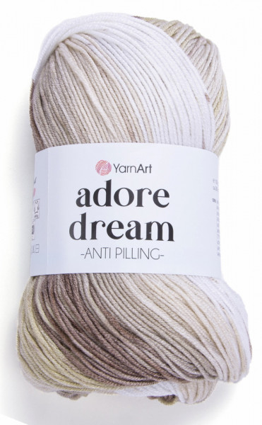 Fir de tricotat sau crosetat - Fire acril anti pilling YARNART ADORE DREAM COD 1068