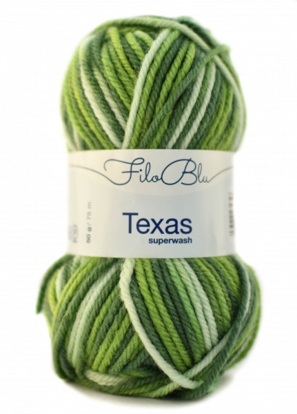 Fir de tricotat sau crosetat - Fire din lana 100% Filo Blu - Texas - 02