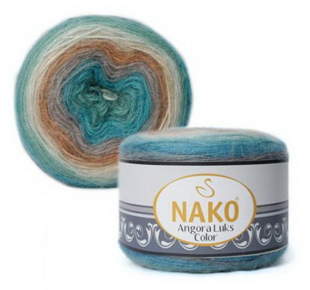 Fir de tricotat sau crosetat - Fire tip mohair acril NAKO ANGORA LUKS COLOR 81906