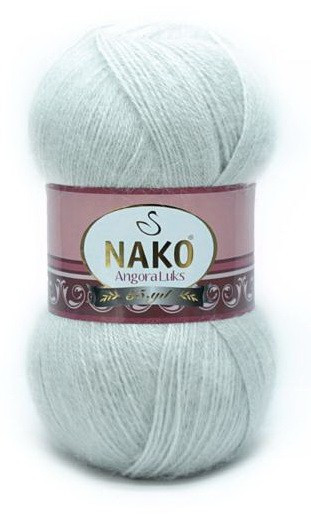 Fir de tricotat sau crosetat - Fire tip mohair acril NAKO ANGORA LUKS GRI 969