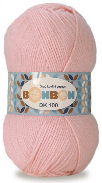 Fir de tricotat sau crosetat - Fire tip mohair din acril BONBON DK PUDRA 98418