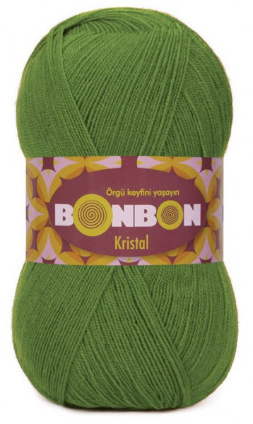 Fir de tricotat sau crosetat - Fire tip mohair din acril BONBON KRISTAL 98235