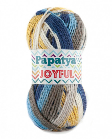 Fir de tricotat sau crosetat - Fire tip mohair din acril Kamgarn Papatya Joyful degrade 15