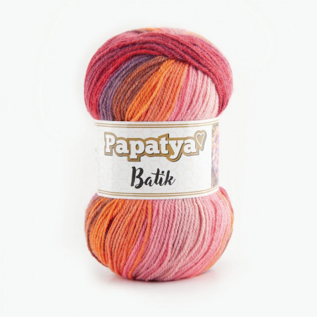 Fir de tricotat sau crosetat - Fire tip mohair din acril Kamgarn Papatya Batik degrade 26