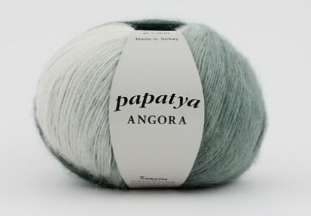 Fir de tricotat sau crosetat - Fire tip mohair din acril Kamgarn Papatya Angora degrade 24