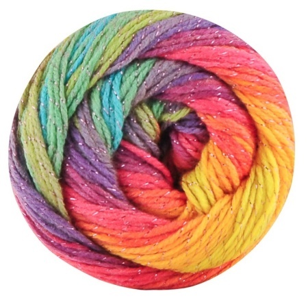 Fir de tricotat sau crosetat - Fire tip mohair din acril Kamgarn Papatya Batik Glitter degrade 07 - Img 2