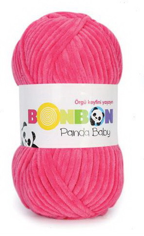 Fir de tricotat sau crosetat - Fire tip mohair din acril NAKO BONBON PANDA BABY ROZ 3100