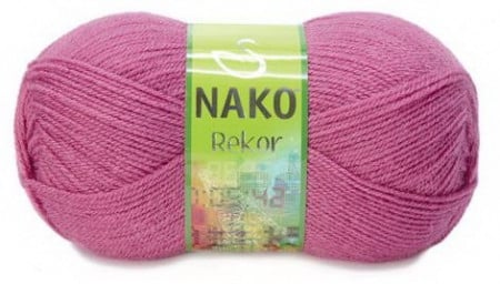 Fir de tricotat sau crosetat - Fire tip mohair din acril premium Nako REKOR ROZ 180