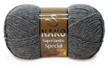 Fir de tricotat sau crosetat - Fire tip mohair din lana 50% si acril 50% Nako Superlambs Special GRI 193