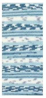 Fir de tricotat sau crosetat - Fire tip mohair din lana si polyamida Nako BOHO mix 82693 - Img 2