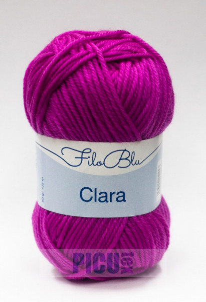 Fir de tricotat sau crosetat - Fire tip mohair din poliester Filo Blu - Clara 14