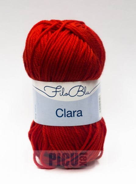 Fir de tricotat sau crosetat - Fire tip mohair din poliester Filo Blu - Clara 19