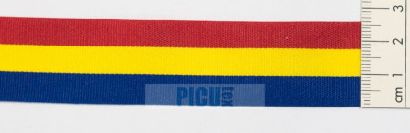 Banda tricolor  25mm
