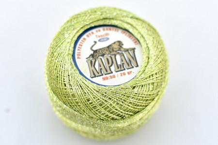Fir de crosetat polyester + lurex KAPLAN 908