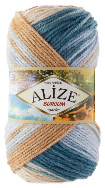 Fir de tricotat sau crosetat - Fir ACRILIC ALIZE BURCUM BATIK DEGRADE 7648
