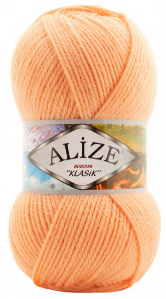 Fir de tricotat sau crosetat - Fir ACRILIC ALIZE BURCUM KLASIK PORTOCALIU FREZ 81