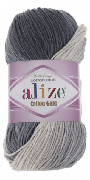 Fir de tricotat sau crosetat - Fir ALIZE COTTON GOLD BATIK - DEGRADE 2905