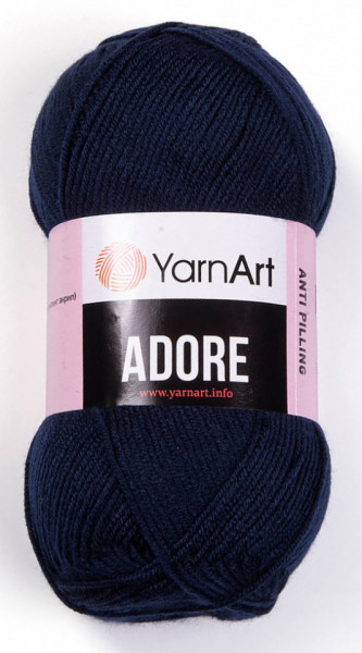 Fir de tricotat sau crosetat - Fire acril anti pilling YARNART ADORE COD 351