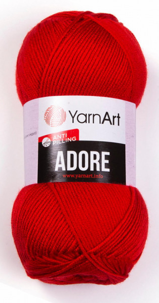 Fir de tricotat sau crosetat - Fire acril anti pilling YARNART ADORE COD 371