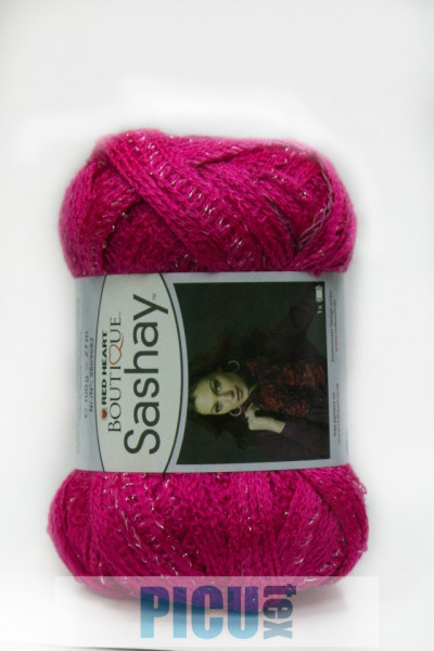 Fir de tricotat sau crosetat - Fire pretricotate esarfa SASHAY roz S 1701