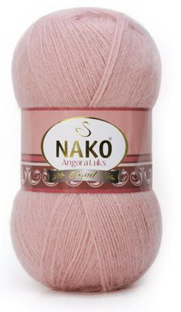 Fir de tricotat sau crosetat - Fire tip mohair acril NAKO ANGORA LUKS ROZ 10275