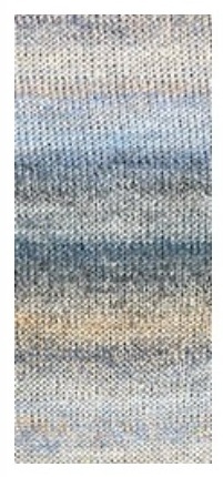 Fir de tricotat sau crosetat - Fire tip mohair acril NAKO MOHAIR DELICATE COLORFLOW DEGRADE 7247 - Img 2