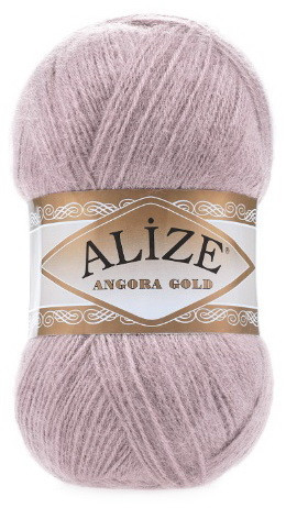 Fir de tricotat sau crosetat - Fire tip mohair din acril Alize Angora Gold Mov 163
