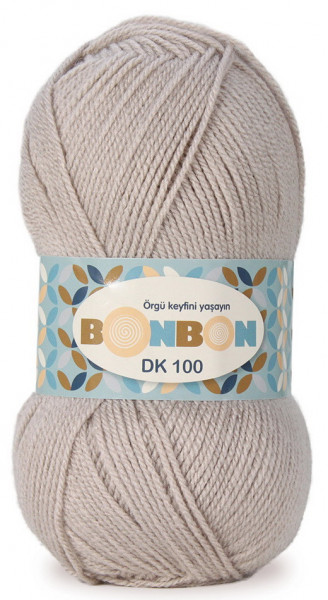 Fir de tricotat sau crosetat - Fire tip mohair din acril BONBON DK GRI 98330