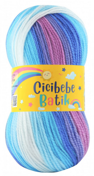 Fir de tricotat sau crosetat - Fire tip mohair din acril Kamgarn Cicibebe Batik degrade 60