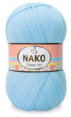 Fir de tricotat sau crosetat - Fire tip mohair din acril Nako Baby BLEO 214