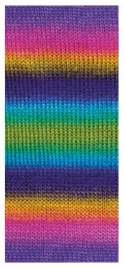 Fir de tricotat sau crosetat - Fire tip mohair din acril premium Nako VALS DEGRADE 8923 - Img 2