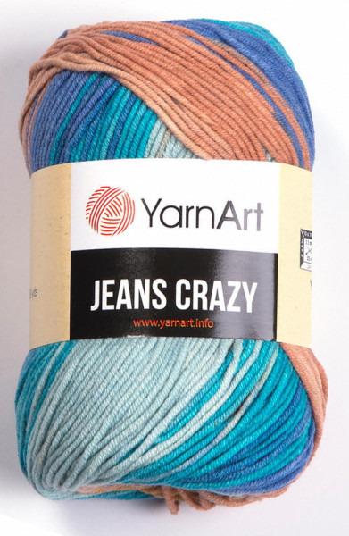 Fir de tricotat sau crosetat - Fire YARNART JEANS CRAZY COD 8207