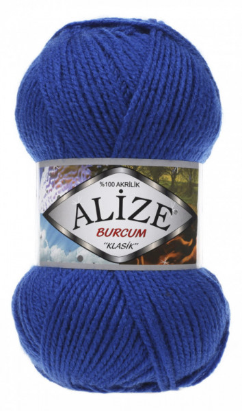 Fir de tricotat sau crosetat - Fir ACRILIC ALIZE BURCUM KLASIK ALBASTRU 141