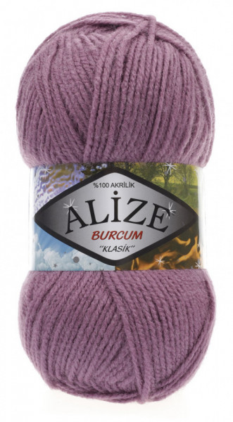 Fir de tricotat sau crosetat - Fir ACRILIC ALIZE BURCUM KLASIK MOV 28