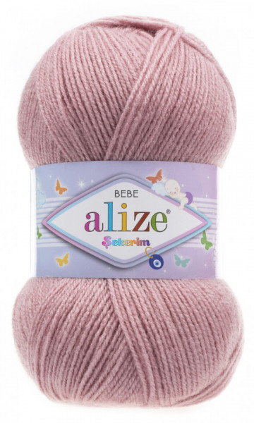 Fir de tricotat sau crosetat - Fir ACRILIC ALIZE SEKERIM BEBE PUDRA 315