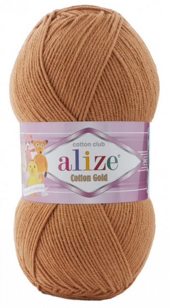 Fir de tricotat sau crosetat - Fir ALIZE COTTON GOLD BEJ 499