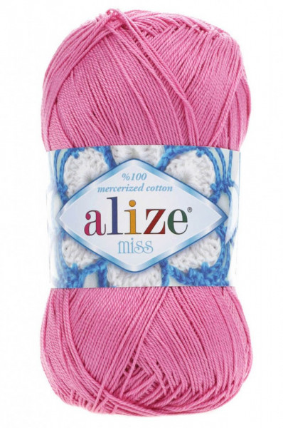 Fir de tricotat sau crosetat - Fir BUMBAC 100% ALIZE MISS ROZ 264